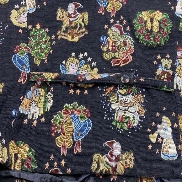 Vintage Westbound Christmas Bear Angel Santa Vest Size Large - Picture 5 of 6